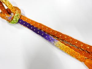 正絹　手組帯締め